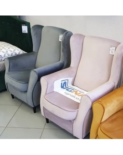 Крісло для гостей BARON VELVET BL.14 комфортне крісло для спальні та зони очікування-foto4