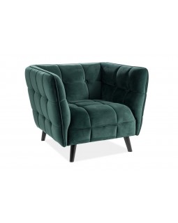 Крісло очікування клієнтів CASTELLO 1 VELVET BL.78 м'які крісла для переговорної та зони відпочинку Крісло очікування клієнтів CASTELLO 1 VELVET BL.78 м'які крісла для переговорної та зони відпочинку