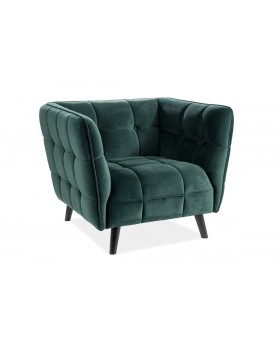 Крісло очікування клієнтів CASTELLO 1 VELVET BL.78 м'які крісла для переговорної та зони відпочинку Крісло очікування клієнтів CASTELLO 1 VELVET BL.78 м'які крісла для переговорної та зони відпочинку