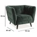 Крісло очікування клієнтів CASTELLO 1 VELVET BL.78 м'які крісла для переговорної та зони відпочинку Крісло очікування клієнтів CASTELLO 1 VELVET BL.78 м'які крісла для переговорної та зони відпочинку