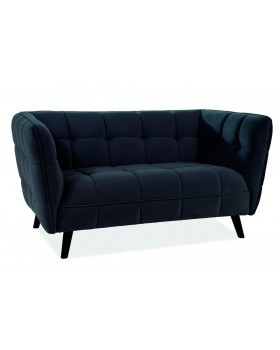 Диван для кабінету CASTELLO 2 VELVET BL.19 двомісний диван для клієнтів та гостей