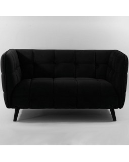 Диван для кабинета CASTELLO 2 VELVET BL.19 двухместный диван для клиентов и гостей-foto3
