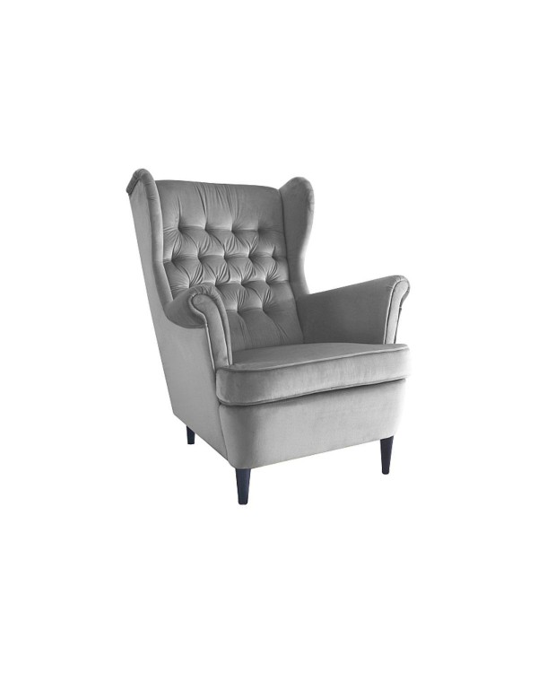 М'яке крісло Harry Velvet BL.14 комфортне крісло з високою спинкою для вітальні кабінету або студії краси М'яке крісло Harry Velvet BL.14 комфортне крісло з високою спинкою для вітальні кабінету або студії краси