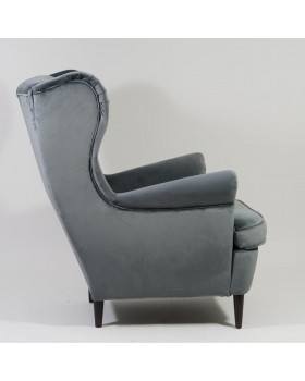М'яке крісло Harry Velvet BL.14 комфортне крісло з високою спинкою для вітальні кабінету або студії краси-foto4