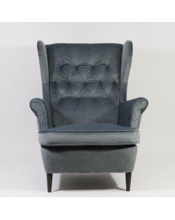 М'яке крісло Harry Velvet BL.14 комфортне крісло з високою спинкою для вітальні кабінету або студії краси-foto5