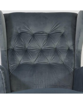 М'яке крісло Harry Velvet BL.14 комфортне крісло з високою спинкою для вітальні кабінету або студії краси-foto7