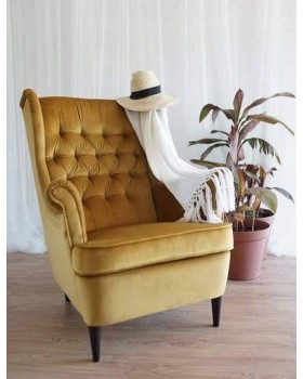 HARRY VELVET BL.68 - крісло з глибокою посадкою для читання та відпочинку-foto3