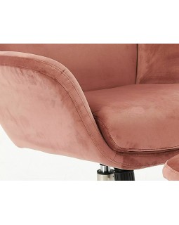 М'яке крісло з високою спинкою NIXON VELVET без регулювання висоти + підставка для ніг-foto6