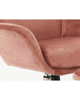 М'яке крісло з високою спинкою NIXON VELVET без регулювання висоти + підставка для ніг-foto6
