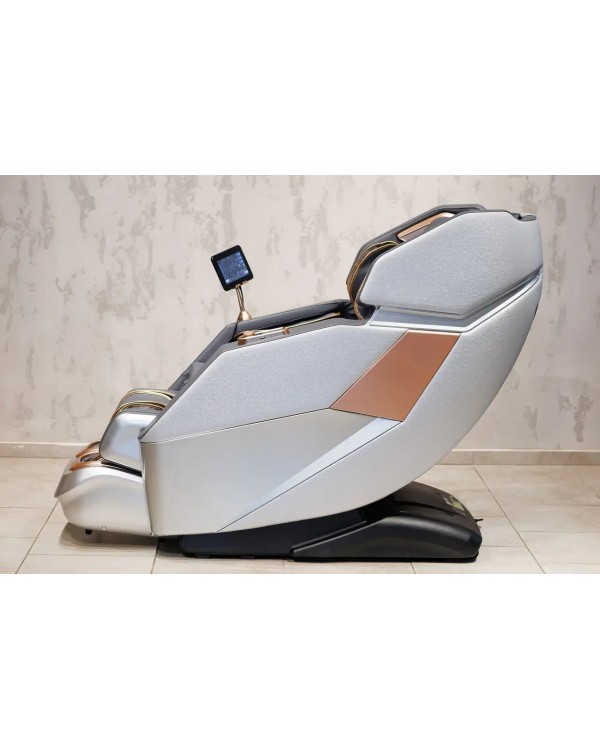 Крісло массажне для всього тіла XZERO X15 SL Gray для домашнього користування з функцією шиацу та SL-кареткою