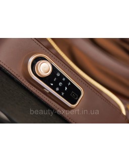 Массажное кресло для всего тела XZERO X15 SL Brown с инфракрасным подогревом и AirBag для полного релакса дома-foto10