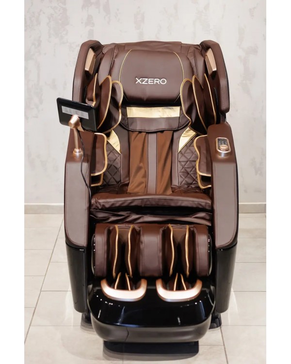 Массажне крісло для всього тіла XZERO X15 SL Brown з інфрачервоним підігрівом і AirBag для повного релаксу вдома Массажне крісло для всього тіла XZERO X15 SL Brown з інфрачервоним підігрівом і AirBag для повного релаксу вдома