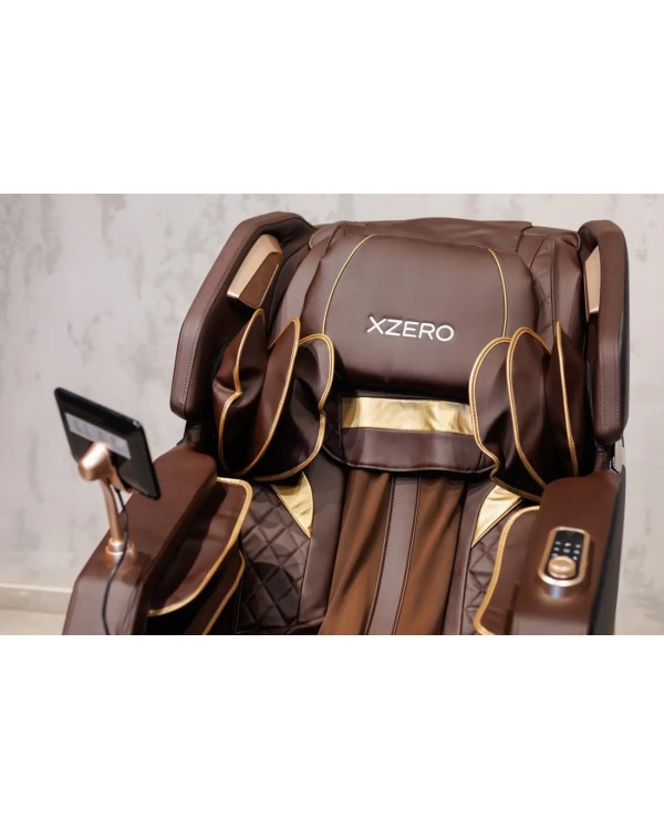 Массажне крісло для всього тіла XZERO X15 SL Brown з інфрачервоним підігрівом і AirBag для повного релаксу вдома Массажне крісло для всього тіла XZERO X15 SL Brown з інфрачервоним підігрівом і AirBag для повного релаксу вдома