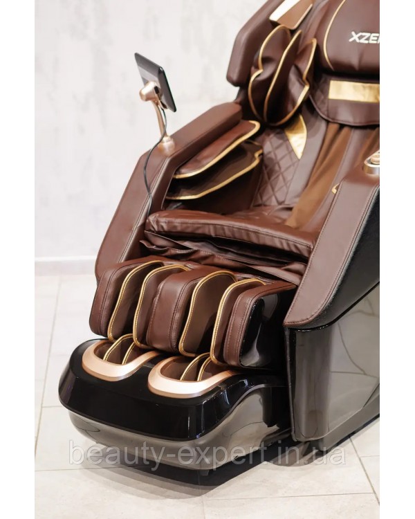 Массажное кресло для всего тела XZERO X15 SL Brown с инфракрасным подогревом и AirBag для полного релакса дома Массажное кресло для всего тела XZERO X15 SL Brown с инфракрасным подогревом и AirBag для полного релакса дома