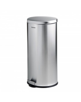 Rixo Solido PB230S — відро для сміття з педаллю з нержавійки 30 л плавне закриття кришки Rixo Solido PB230S — відро для сміття з педаллю з нержавійки 30 л плавне закриття кришки