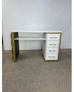 Стол маникюрный однотумбовый PREMIUM-05А с металлическим каркасом и розетками-foto7