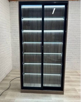 Вітрина для салону та кабінету косметолога ВІТ-01 скляні полички з LED-підсвічуванням-foto6