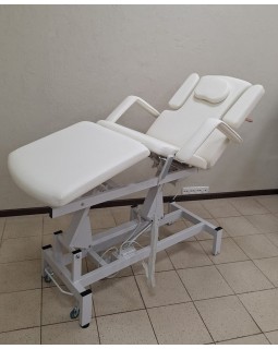 Стаціонарний масажний стіл 8271 White з 2 електромоторами для косметології та реабілітації-foto3