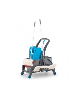 Тележка для влажной уборки Procart JET 720S с двумя ведрами и отжимом для швабры-foto5