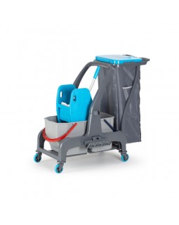 Клининговая тележка Procart JET 735S с ведрами и мешком 70 л Клининговая тележка Procart JET 735S с ведрами и мешком 70 л