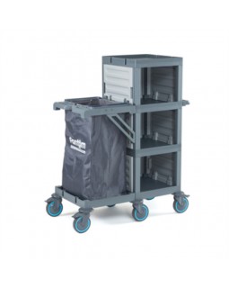Профессиональная гостиничная тележка PROCART 400 для обслуживающего персонала