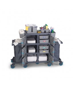 Многофункциональная гостиничная тележка для горничных PROCART 453-foto5