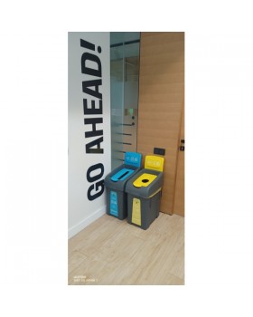 Контейнер для сортування сміття 80 л Fantom (пластик)-foto4