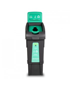 Контейнер для сортування сміття 80 л Fantom "СКЛО"