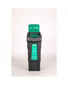 Контейнер для сортування сміття 80 л Fantom "СКЛО"-foto3