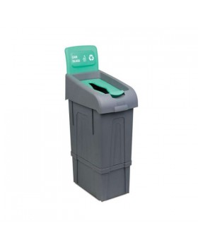 Контейнер для сортування сміття 80 л Fantom "СКЛО"-foto4