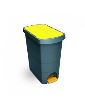 Ведро с педалью 20 л для сортировки мусора Portimpex Yellow