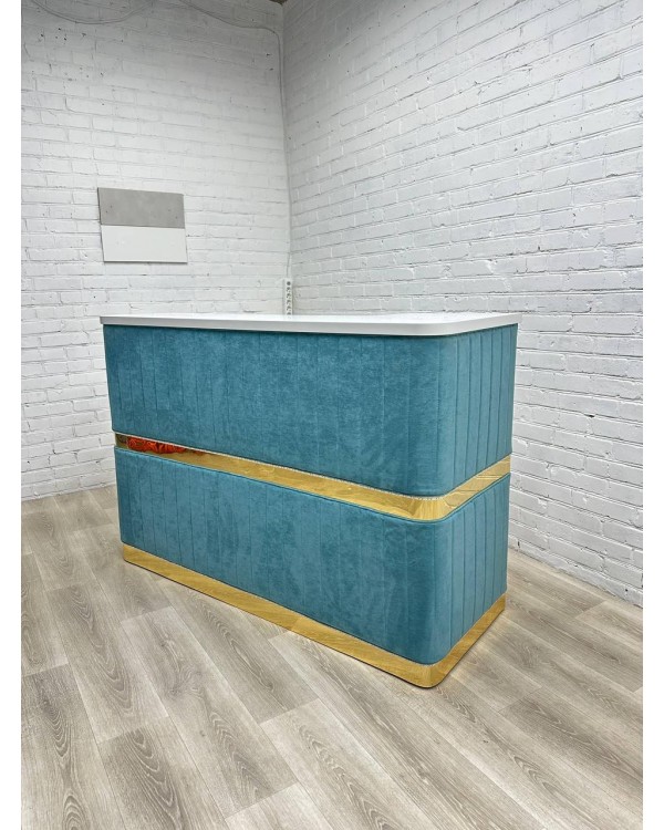 Стійка адміністратора РЕС-17_MR з LED-підсвічуванням Ресепшн для косметології студії манікюру та клінік