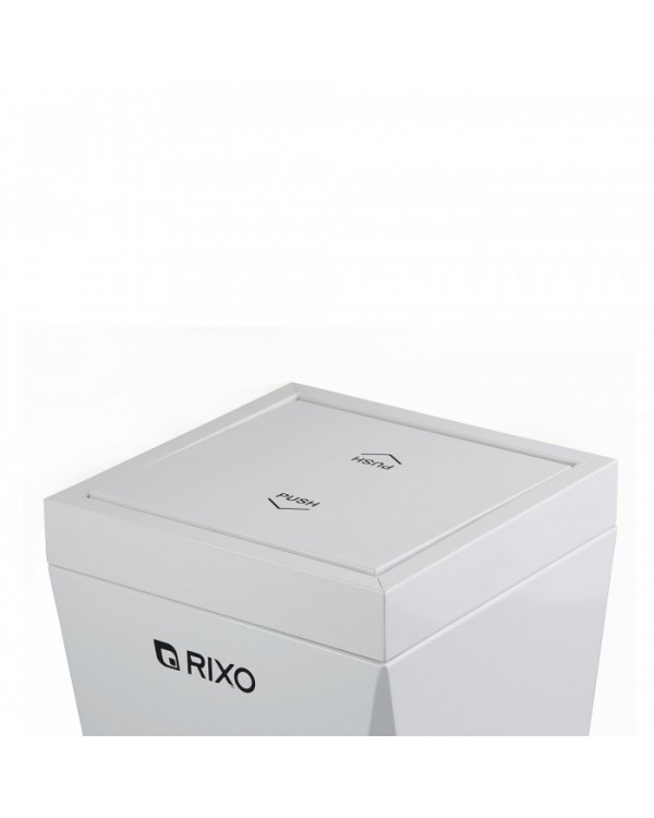 Урна для сміття Rixo Solido WB060W 60 л біла матова з поворотною кришкою Урна для сміття Rixo Solido WB060W 60 л біла матова з поворотною кришкою