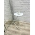 Кофейный столик MR-СМ_loft-21 с круглой стеклянной столешницей для клиентской зоны Кофейный столик MR-СМ_loft-21 с круглой стеклянной столешницей для клиентской зоны