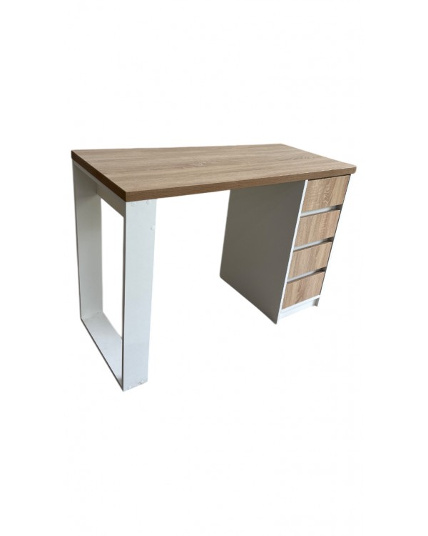 Стіл манікюрний СМ100-07 однотумбовий стіл на 4 ящики для майстра салону краси