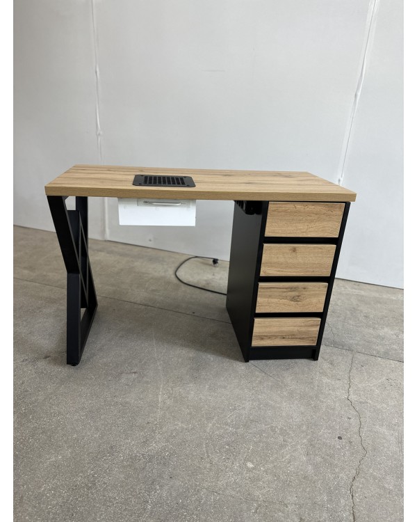 Стіл манікюрний з металевою опорою + РОЗЕТКИ СМ100-13 робочий стіл майстра манікюру Стіл манікюрний з металевою опорою + РОЗЕТКИ СМ100-13 робочий стіл майстра манікюру