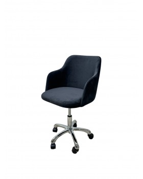 Стільчик майстра зі спинкою Loft Elegance КР-01caster_MR стілець на колесах для майстрів салону краси-foto3