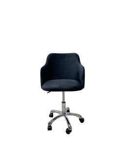 Стільчик майстра зі спинкою Loft Elegance КР-01caster_MR стілець на колесах для майстрів салону краси-foto4