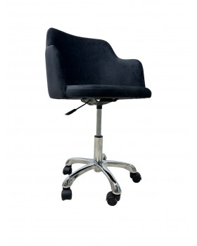 Стільчик майстра зі спинкою Loft Elegance КР-01caster_MR стілець на колесах для майстрів салону краси-foto6