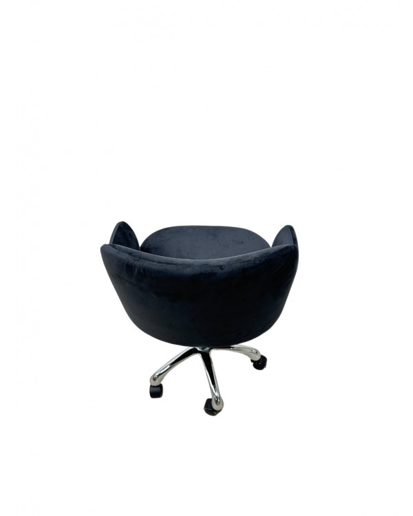 Стільчик майстра зі спинкою Loft Elegance КР-01caster_MR стілець на колесах для майстрів салону краси Стільчик майстра зі спинкою Loft Elegance КР-01caster_MR стілець на колесах для майстрів салону краси