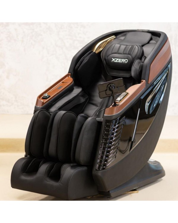 Масажне крісло XZERO LS39 Premium Black 3D масажна каретка 6 технік масажу та функція невагомості