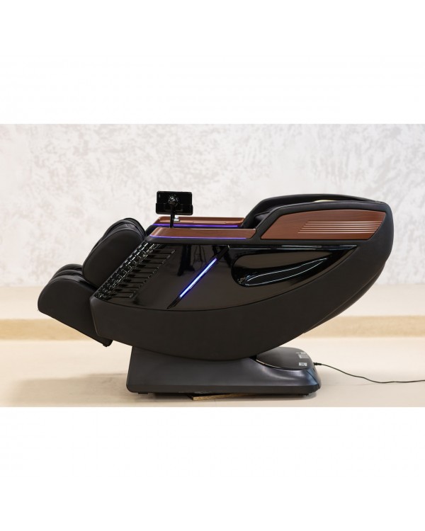 Масажне крісло XZERO LS39 Premium Black 3D масажна каретка 6 технік масажу та функція невагомості