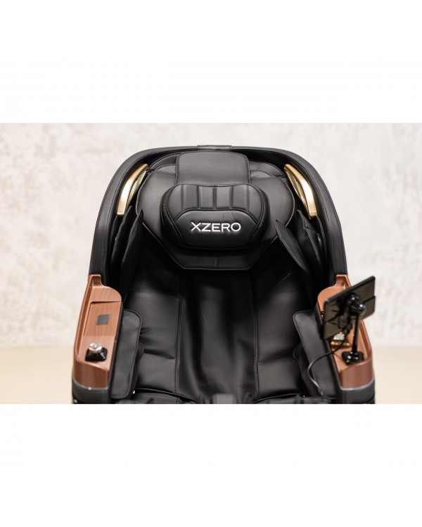 Масажне крісло XZERO LS39 Premium Black 3D масажна каретка 6 технік масажу та функція невагомості