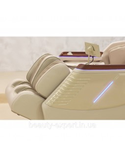 Массажное кресло LS39 Premium White с 3D роликовым массажем вытяжкой позвоночника и инфракрасным прогревом-foto8