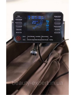 Сучасне масажне крісло для всього тіла Manzoku Taiko Ultrasound Black-foto10