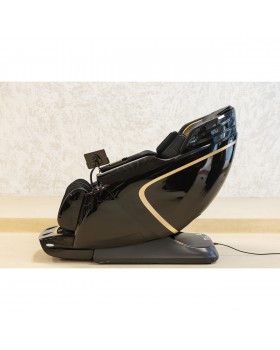 Преміальне масажне крісло з 4D механізмом XZERO LX 200 Lite Luxury Black -1 каретка для всього тіла-foto4