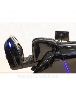 Премиальное массажное кресло с 4D механизмом XZERO LX 200 Lite Luxury Black -1 каретка для всего тела-foto7