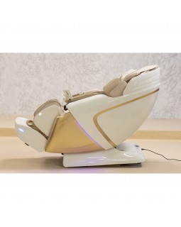 Массажное кресло LX 200 Pro Luxury White 3D/4D с двумя каретками - глубокий массаж вытяжка позвоночника и полная релаксация-foto5