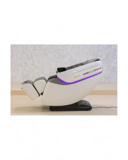 Комфортное массажное кресло Manzoku Taiko Ultrasound White для дома с инфракрасным прогревом и релаксом-foto5