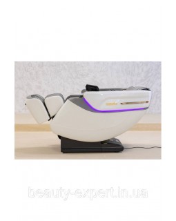 Комфортное массажное кресло Manzoku Taiko Ultrasound White для дома с инфракрасным прогревом и релаксом-foto6
